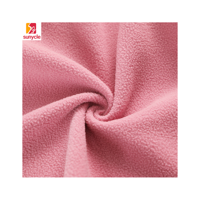 100% poliester Micro Polar Fleece Tkanina z miękkim nadrukiem, antystatyczna