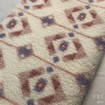 200gsm 150D 288F Stretch Velveteen jednostronnie nadrukowany wzór geometryczny