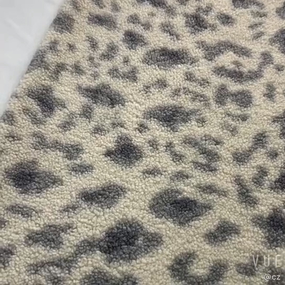 100% poliester z nadrukiem z polaru Sherpa 150D 288F 300gsm na torby na krzesła piżamy