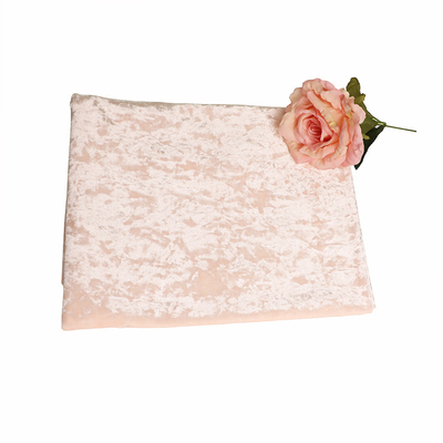Spandex Poliester Różowy Velvet Tkanina 150D 288F 240gsm