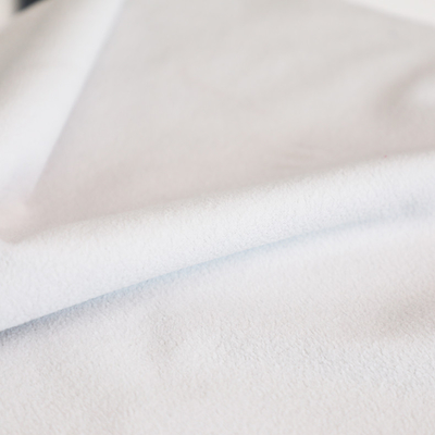 Wiązana czarno-biała tkanina domowa Tkanina żakardowa 288F Micro Polar Fleece