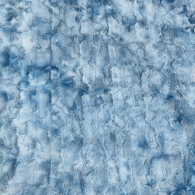Koc Tie Dyed Pv Fleece Brush Futro Tkanina 260gsm