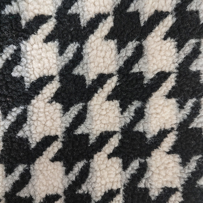 Odzież Sherpa Fleece 100% przędza poliestrowa barwiona 300GSM tkanina Sherpa