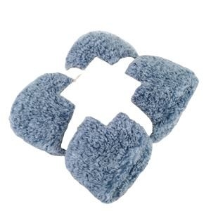 Niestandardowa miękka dzianina przyjazna dla skóry, drukowana w 100% z recyklingu poliestrowego żakardowego materiału Sherpa Fleece