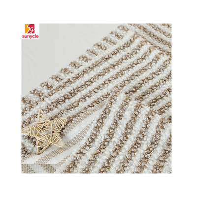 100% poliester Sherpa Fleece Printed Fabric 300 Gsm do wystroju domu