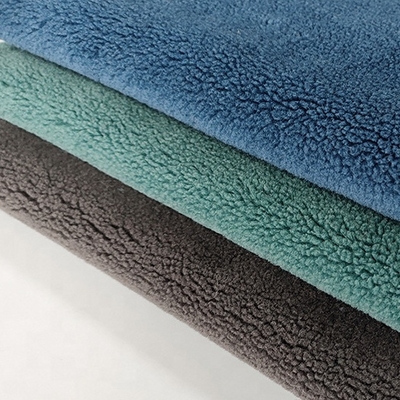 Miękka drukowana tkanina Sherpa Fleece 150D Wygodna 300 g/m²