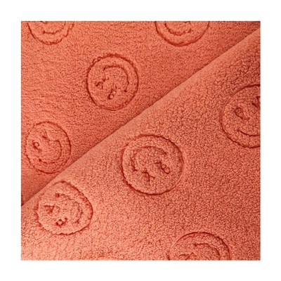 Miękka, wygodna tkanina z nadrukiem Sherpa Fleece 150D MOQ 1000 kilogramów 450gsm