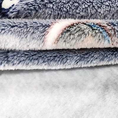100% poliestrowa tkanina flanelowa 150D 350gsm na ciepły koc na pościel