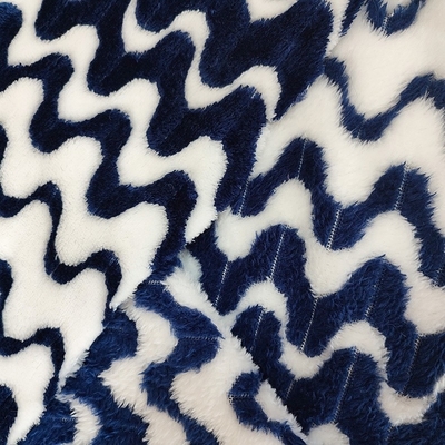 Kationowy żakardowy flanelowy materiał flanelowy 260gsm na ciepły koc tekstylny do domu