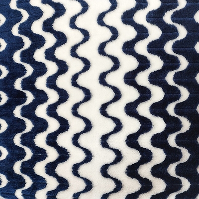 Kationowy żakardowy flanelowy materiał flanelowy 260gsm na ciepły koc tekstylny do domu