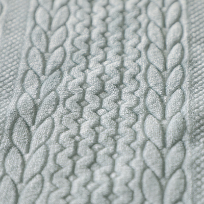 Wytłaczany dzianinowy miękki koc 200gsm 58'' 60"