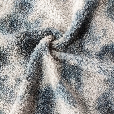 Teddy Bear Sherpa Fleece Fabric 270gsm Super miękki krawat barwiony na odzież i zabawki