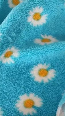 Słonecznikowy 370 g / m2 z nadrukiem z polaru Sherpa na pokrowiec na sofę z poszewką na poduszkę