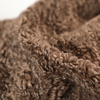 Jednolity kolor Faux Sherpa Fleece Teddy Bear 300gsm Płaszcz zewnętrzny ciepły