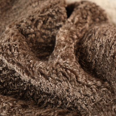 Jednolity kolor Faux Sherpa Fleece Teddy Bear 300gsm Płaszcz zewnętrzny ciepły