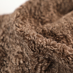 Jednolity kolor Faux Sherpa Fleece Teddy Bear 300gsm Płaszcz zewnętrzny ciepły