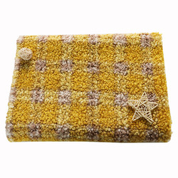 58 &amp;#39;&amp;#39; 60 &amp;#39;&amp;#39; 150D 300gsm Plaid Sherpa Fabric For Sofa Toys Poszewka na poduszkę