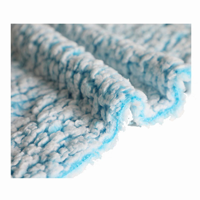 Tkanina dwustronna z nadrukiem z tyłu Velveteen 280gsm 288F 100% poliester na koce