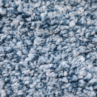Niebieska tkanina Shu Velveteen 180gsm 100% poliester z jednej strony z tyłu na płaszcz piżamowy