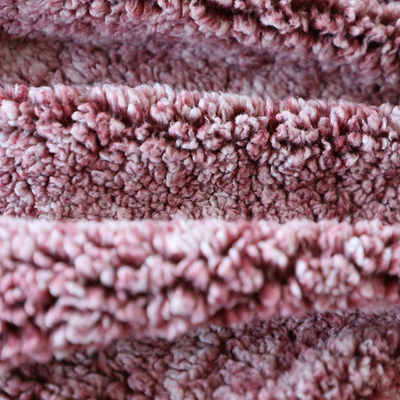Niebieska tkanina Shu Velveteen 180gsm 100% poliester z jednej strony z tyłu na płaszcz piżamowy