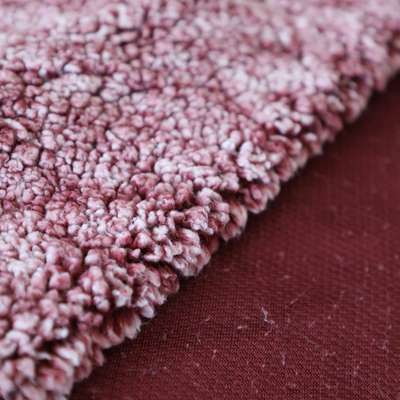 Niebieska tkanina Shu Velveteen 180gsm 100% poliester z jednej strony z tyłu na płaszcz piżamowy