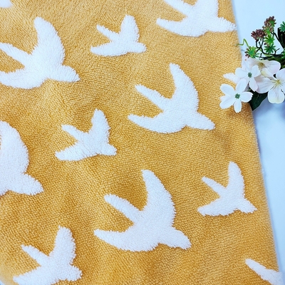 Tkanina żakardowa Shu Velveteen 300gsm na okrycie sofy 100% poliestrowa pluszowa tkanina polarowa