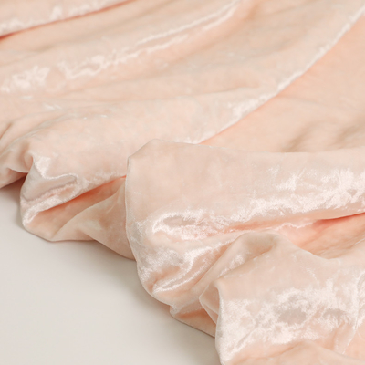 Spandex Poliester Różowy Velvet Tkanina 150D 288F 240gsm