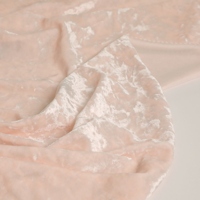 Spandex Poliester Różowy Velvet Tkanina 150D 288F 240gsm