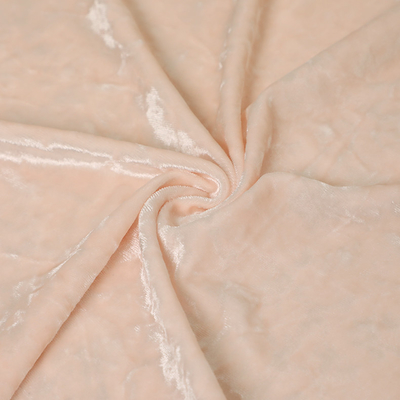 Spandex Poliester Różowy Velvet Tkanina 150D 288F 240gsm