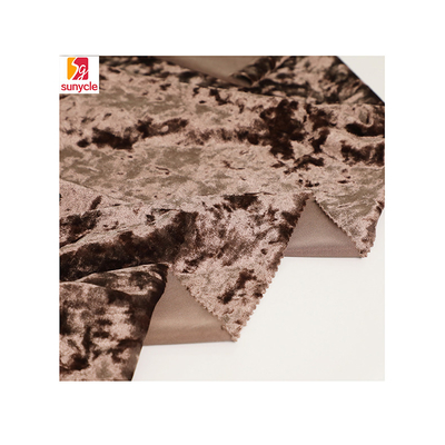 Tkanina obiciowa z kruszonego aksamitu 260gsm 75D 72F 100% poliester