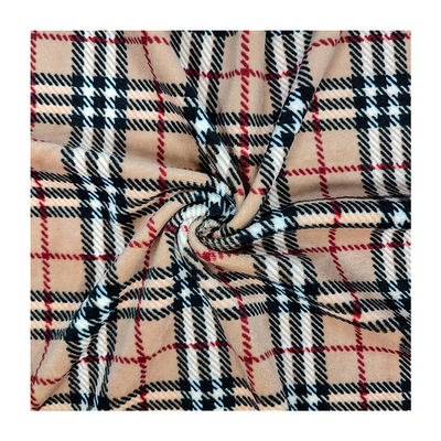 240gsm Super miękka tkanina flanelowa 288F Poliester Spandex na buty Sofa Cover