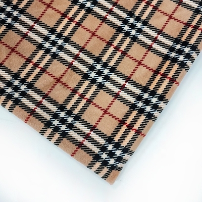 240gsm Super miękka tkanina flanelowa 288F Poliester Spandex na buty Sofa Cover