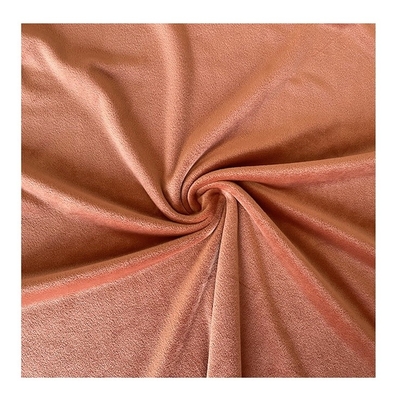 Spandex Poliester Jednolity kolor Super miękka tkanina Coral Red Double Side
