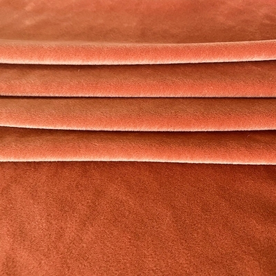 Spandex Poliester Jednolity kolor Super miękka tkanina Coral Red Double Side