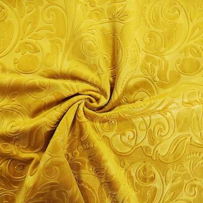 Wytłaczana sofa 3D Holland Velvet Fabric 320gsm 150D