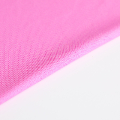 T-shirt z pojedynczą dzianiną bawełnianą 100gsm różowy gładki