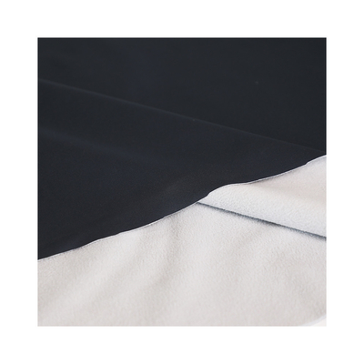 Wiązana czarno-biała tkanina domowa Tkanina żakardowa 288F Micro Polar Fleece